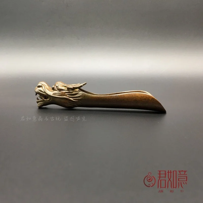 

Copper Dragon Head Tea Spoon Tea Shovel Antique Style Tea Leaf Shovel Copper Tea Scoop Retro Tea Set Tea Ceremony Supplies Coppe
