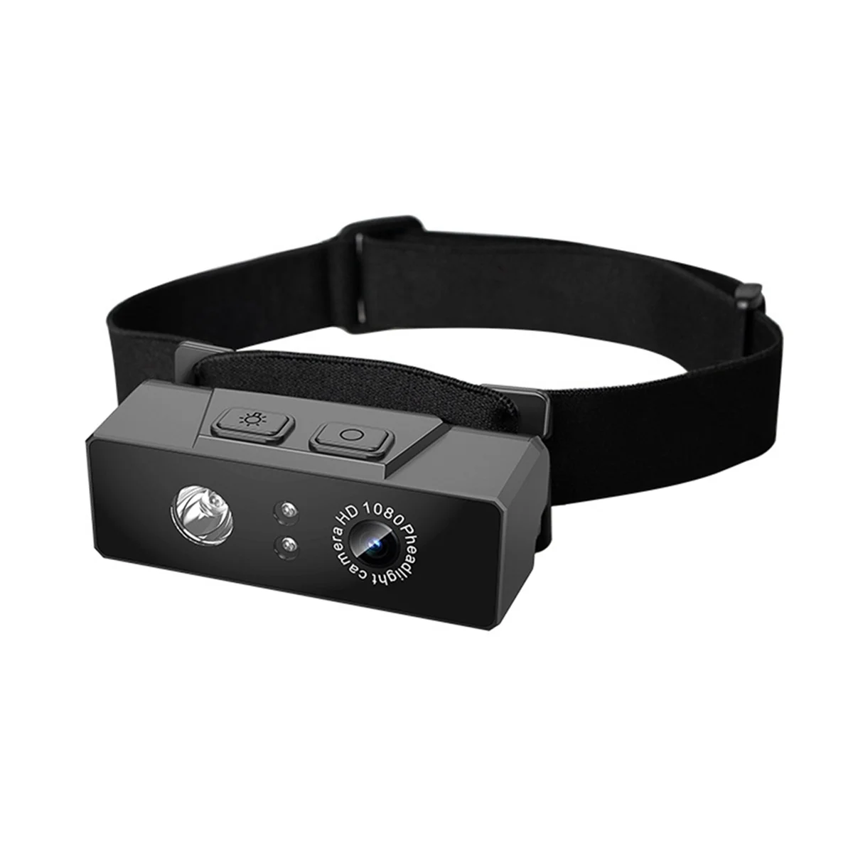 

ABGIHead-Mounted Camera 1080p HD Мобильный перезаряжаемый датчик фар Регистратор света для кемпинга и занятий спортом на открытом воздухе