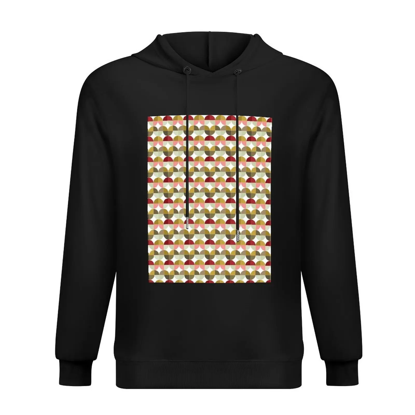 

New Retro Geometrics Hoodie men's coat korean autumn clothes men's sweat-shirt anime clothes mens hoodies