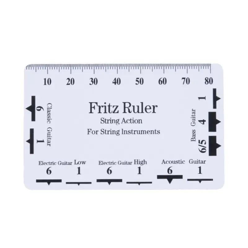 Guitar String Action Gauge Ruler, Guitar Height Gauge, Guitar Set Up Repairing