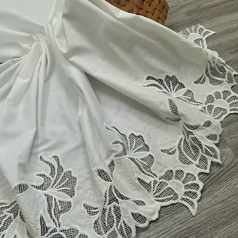 

Polyester-cotton Embroidery Fabric Skirts Shirts Wedding Accessories DIY Handmade Clothes Sewing Fabrics