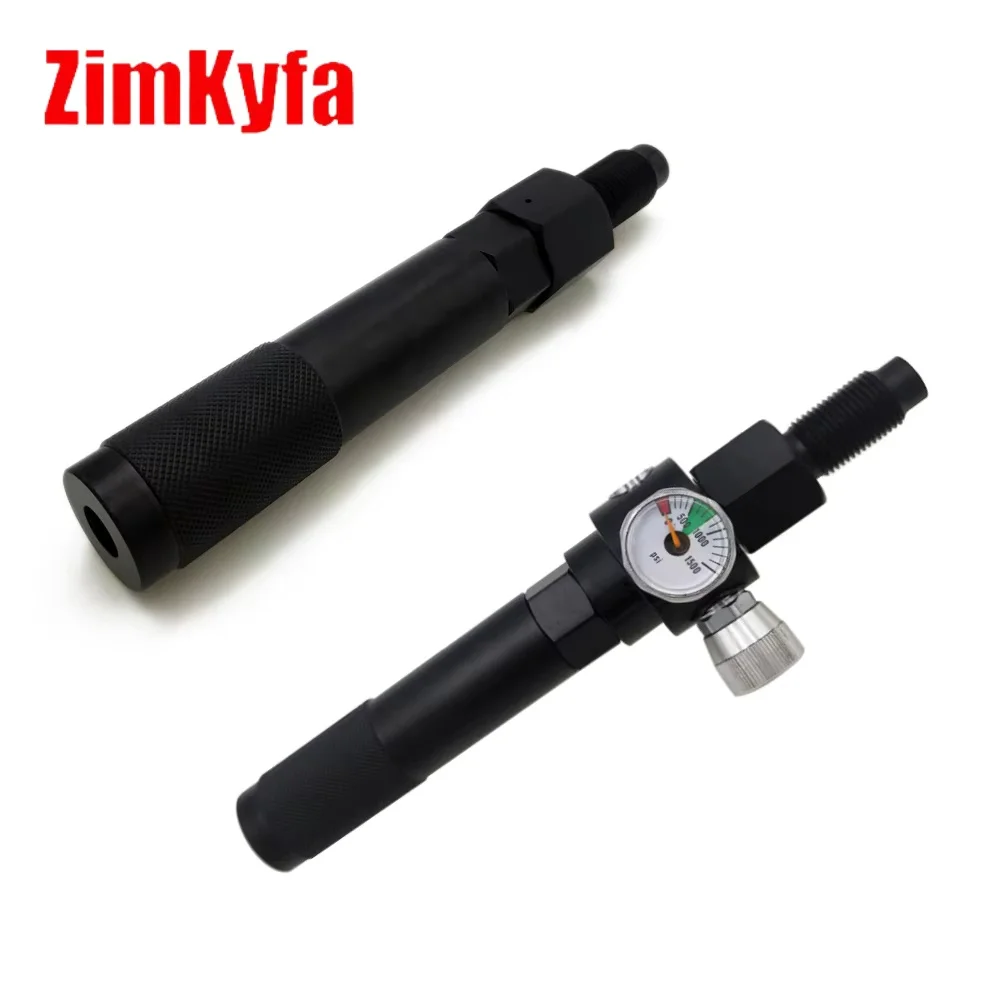 12Gram Capsule CO2 Air Cartridge DIY Quick Change Adapter W/ 0-800psi Regulator Regulating Valve W/ M16x1.5 Threads Output