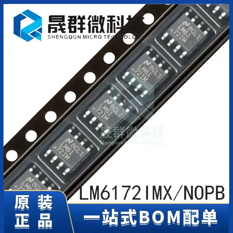 3-10pcs New Original LM6172IMX/NOPB LM61 SOP-8 Voltage Feedback Amplifier IC Chip