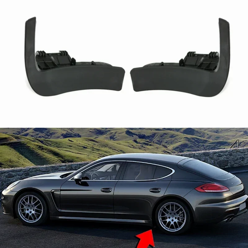 Schmutzfänger, hinterer Kotflügel, Spritzschutz, Kotflügelstreifen, seitliches Mitglied, Zierrad, Spoiler für Porsche Panamera 2010–2016