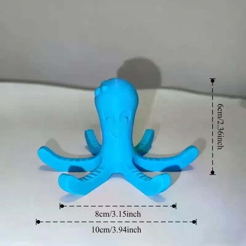 

/GJ/3D Printed Octopus-shaped Standalone Water Bottle Drying Rack Enhanced Drying Efficiency For Various Cup 1Pcs