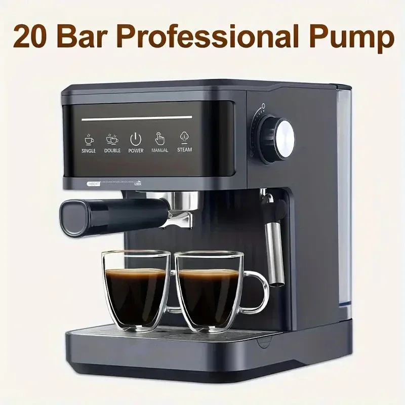 Electric Espresso Maker Professional Espresso Coffee Maker Semi Automatic Latte Cappuccino Milk Frother Italian Coffee Machines