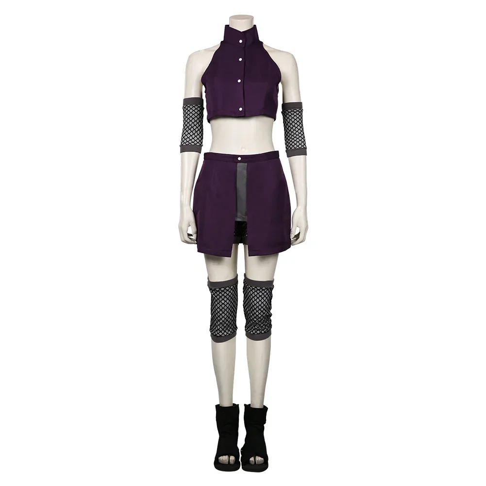 Costume de Cosplay aka Ino avec Jupe Trempée pour Femme, Tenues d'Halloween et de Carnaval