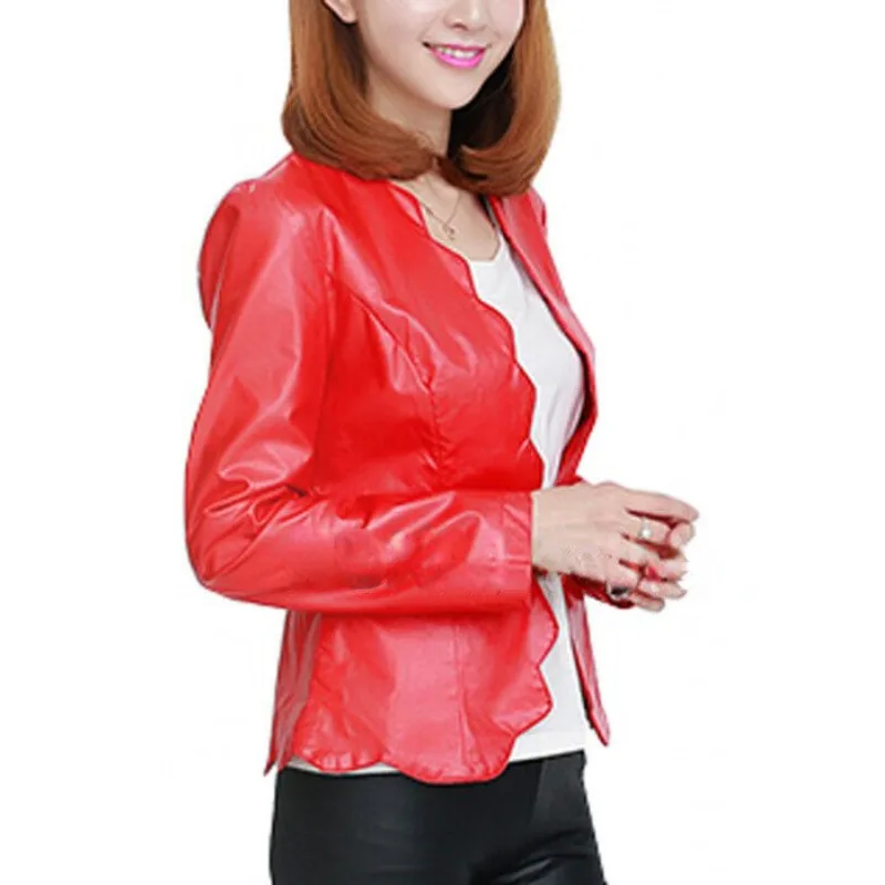 Women Party Wear Genuine Lambskin Real Leather Jacket Soft Stylish Coat