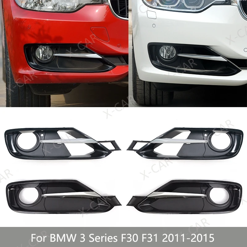 

51117300737 51117300739 Front Bumper Fog Lamp Foglight Trim Cover Frame Lid Cap Bezel For BMW 3-Series F30 F31 2011 2012-2015