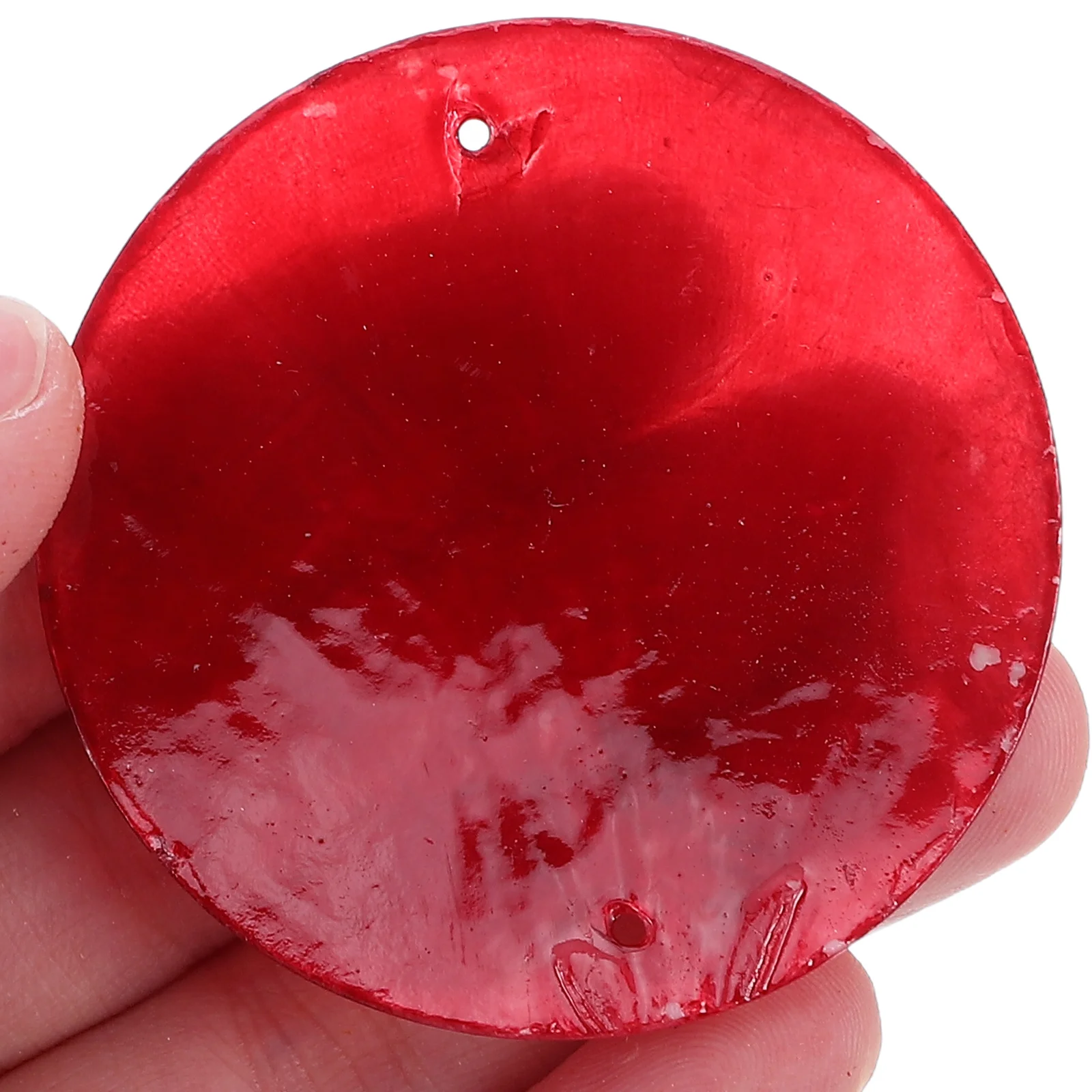 

30Pcs Shell Discs Double Holes DIY Jewelry Accessories Shell Connectors Craft Embellishments Seashell Decorations