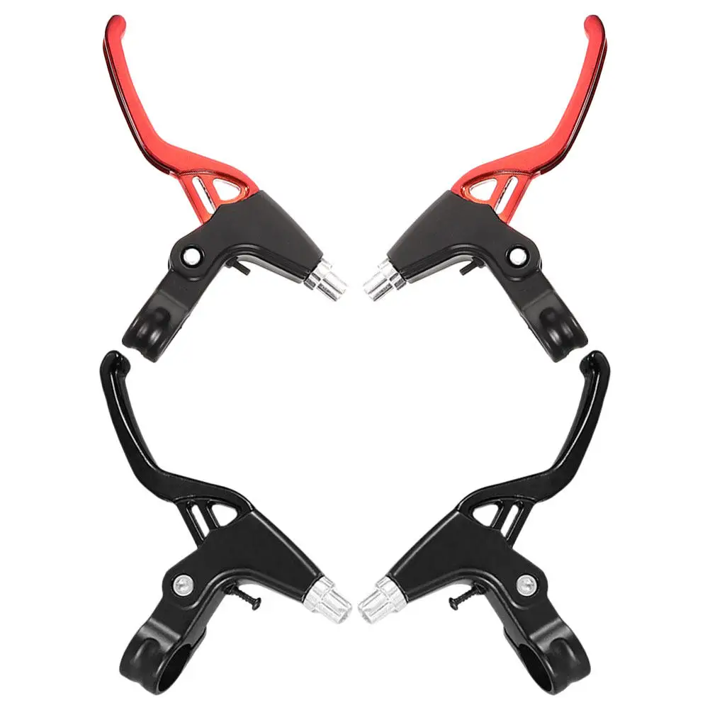 

2 пары алюминиевых тормозных ручек для велосипедов: для горных, складных и детских велосипедов, легкие, складные, с удобным захватом, универсальные, для руля