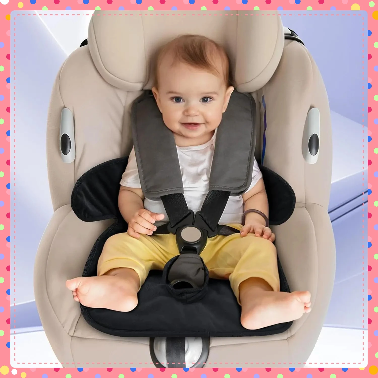 واقي مقعد السيارة فائق الامتصاص ومقاوم للماء، بطانة تدريب قابلة لإعادة الاستخدام للأطفال، مانعة للتسرب للسيارة وعربة الأطفال