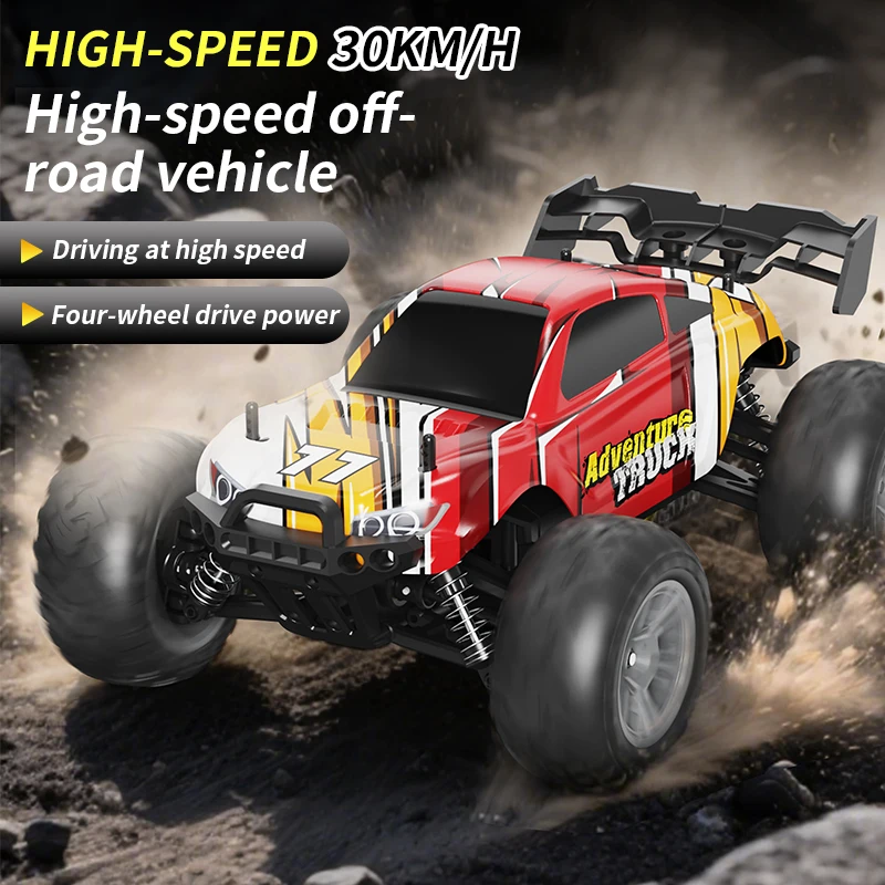 

KBDFA C100 RC car 4x4 Brushless Motor 50KM/H High Speed Drifting Monster Truck 2.4G with LED Lights Adult Children Toy Gift