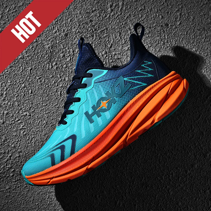 NEW Marathon Men Sports Running Shoes Cloud Cushion Breathable Lightweight Comfortable Stable Athletic Antiship Casual Sneakers
