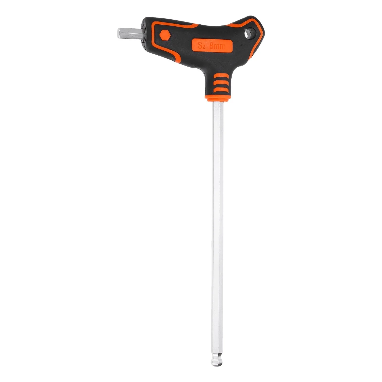 T-Handle Ball End Hex Key 8mm Metric Long Arm T-Key Hexagon Wrench