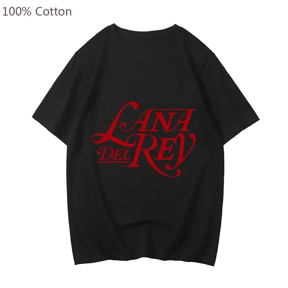 Lana Del Rey Harajuku Casual Anime T-shirt Hip Hop Manga/comic Tshirt Cute Cartoon 100% Cotton Tee-shirt Print Men Women T Shirt