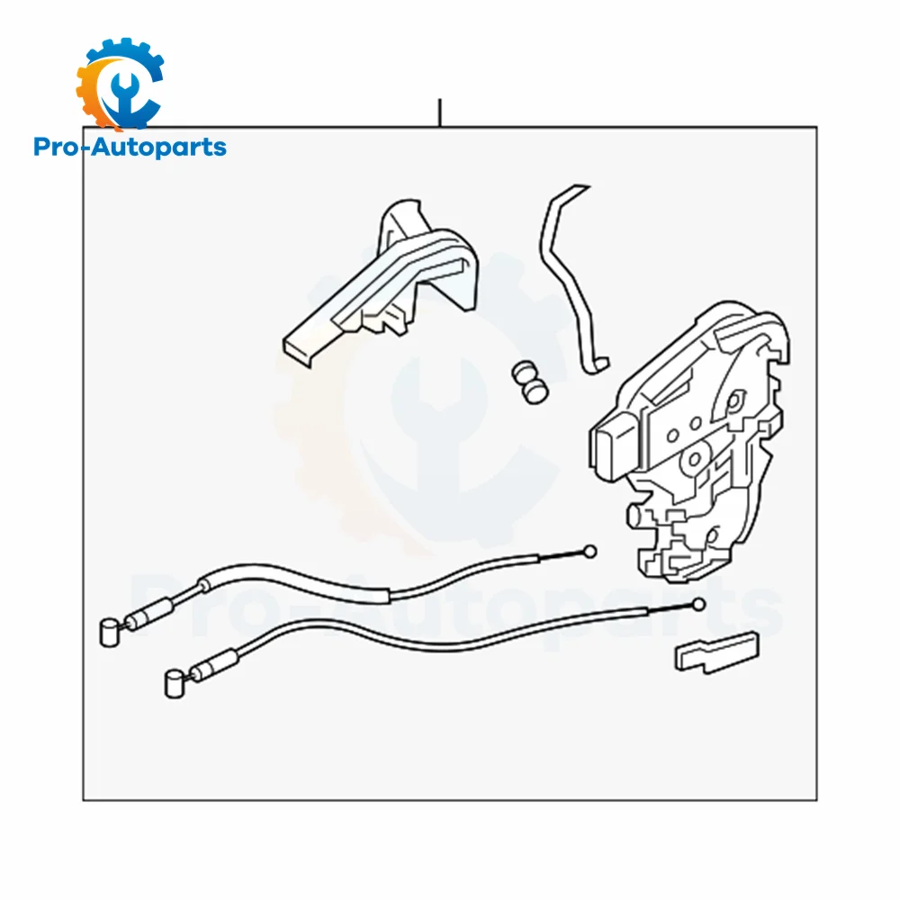 for Kia Rio 4 2018 2019-2023 1.6L L4 Door Lock Actuator Front Rear Left Right 81310-H8000 81320-H8000 81410-H8000 81310H8000