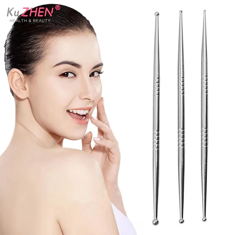 1/3PC Stainless Manual Acupuncture Pen,Deep Tissue Massage Tool,Trigger Point Massage Relief Pain Therapy Tool For Body Relaxing