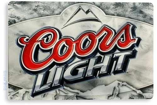 TIN SIGN Coors Light Metal Art Store Pub Brew Beer Liquor Shop Bar Cave A307 --Tin Sign