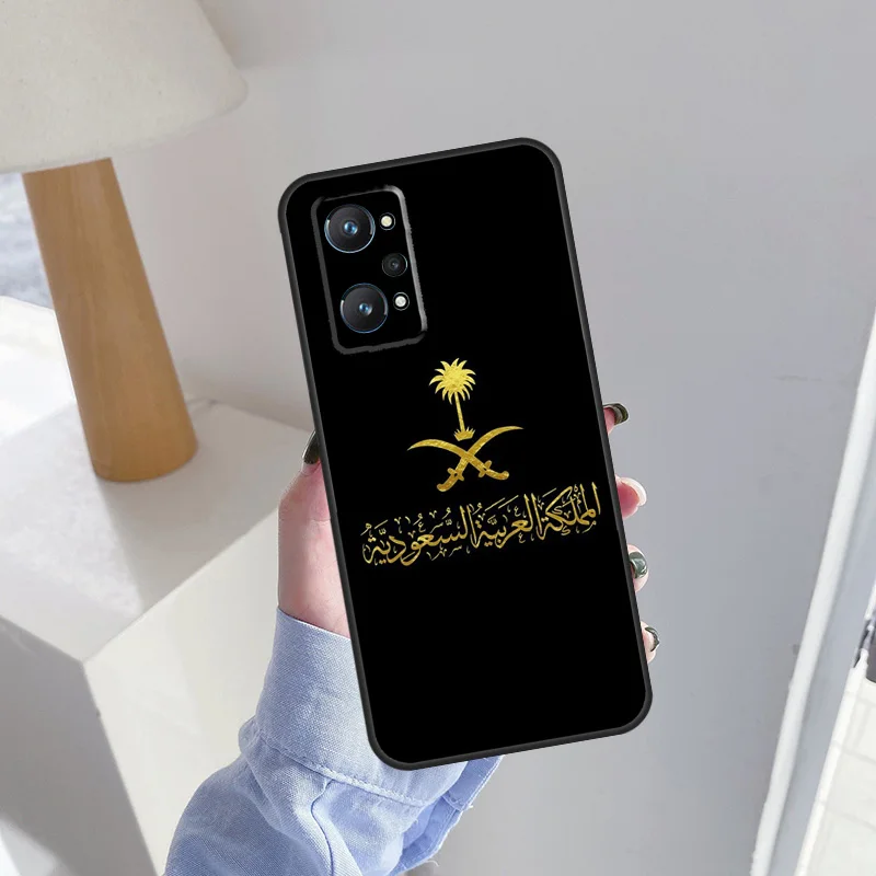 المملكة العربية السعودية حافظة علم لـ Realme C75 C61 C53 C55 C33 C63 C51 C65 C67 C71 11 12 13 14 15 Pro Plus GT6 GT7 Pro #4