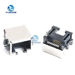 10PCS RJ45 Network Ethernet FEMALE SOCKET SMT SMD 56 8P8C female jack connector