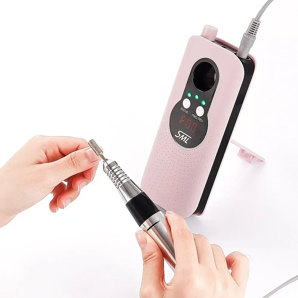 NEW 35000rpm Nail Drill Machine M6 Portable Rechargeable Pedicure Strong Nail Polishing Electric Machine Manicure Nail Tool