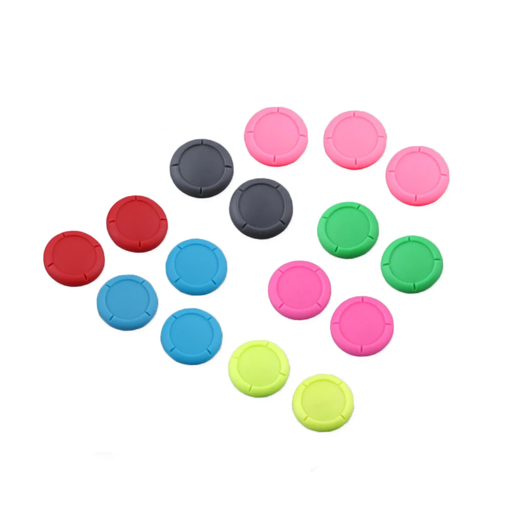 2pcs For NS Switch Lite / Oled / Joy-Con Controller Thumb Stick Grip Replacement Silicone Protector Cap Cover