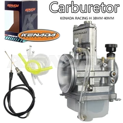 KENADA RACING CARBURETOR Adjustable Power Jet Universal Carb H 28MM-40MM PWK For Husaberg LECTRON Husqvarna & Beta 150cc-500cc