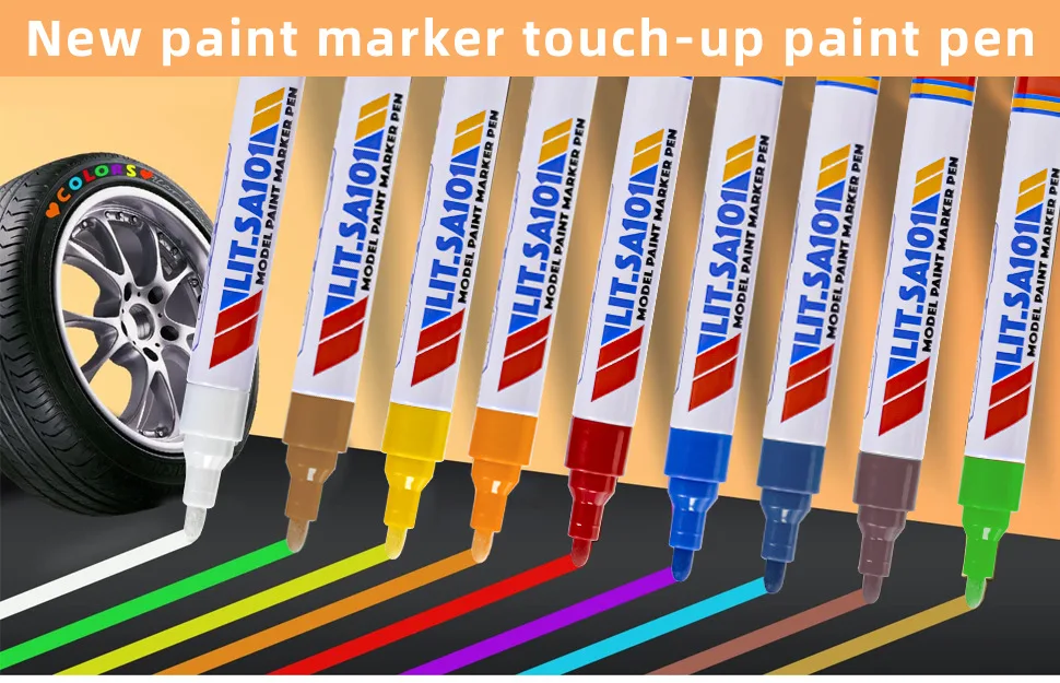 Auto Hochglanz Farbe Ausbesserung Stift Autos Kratzer Reparatur Stift Füllstoff Entferner Reifen Farbe Marker Auto Styling Kratzer Reparatur Pflege Werkzeug – Detail 1