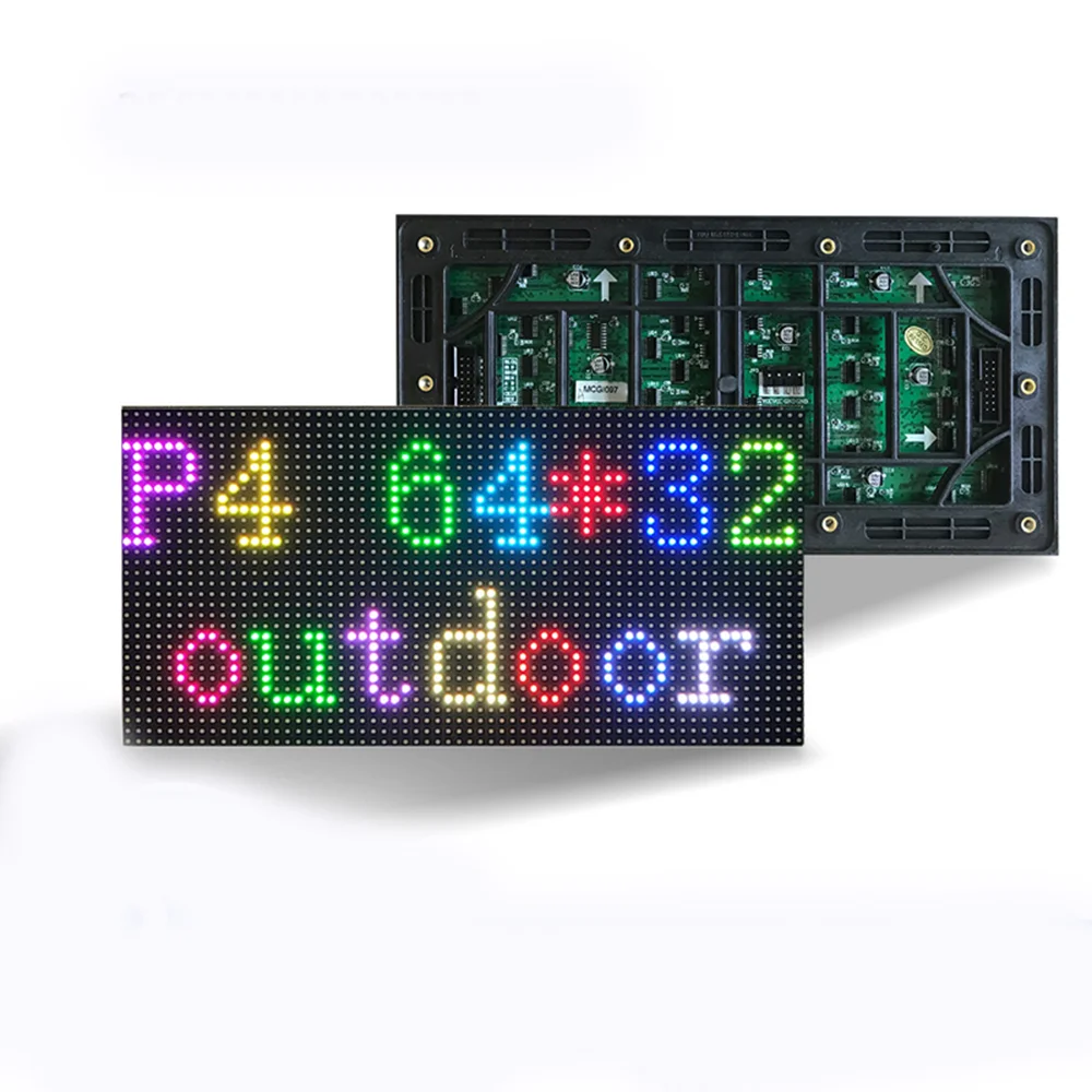 P4 64 x 32 dots LED display module SMD pixel outdoor LED display module 256x128mm for LED screen with LED panel