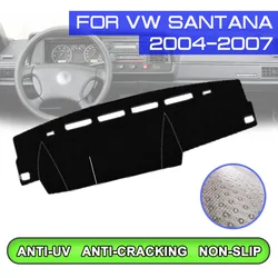 Car Dashboard Mat Anti-dirty Non-slip Dash Cover Mat UV Protection Shade for Volkswagen Santana 2004 2005 2006 2007