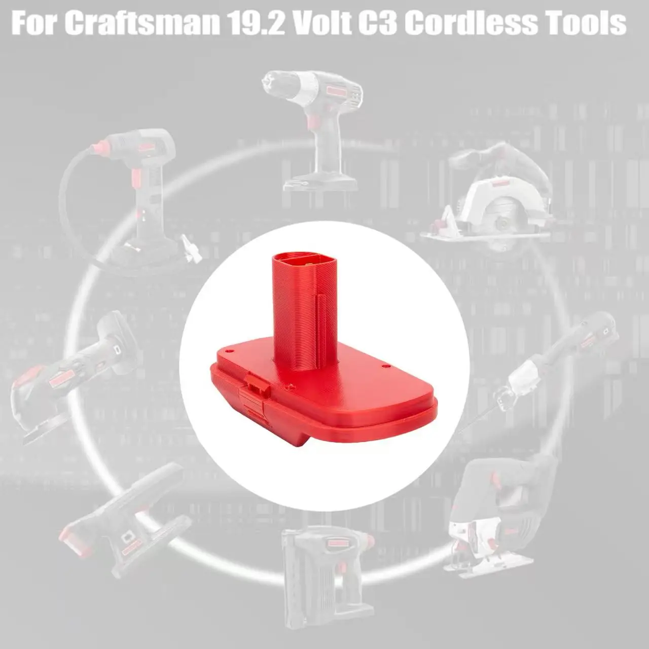 

Batteries Converter Adapter For Craftsman 20V Lithium Ion Convert To Craftsman 19.2V Cordless Tool (﻿Adaptor Only)