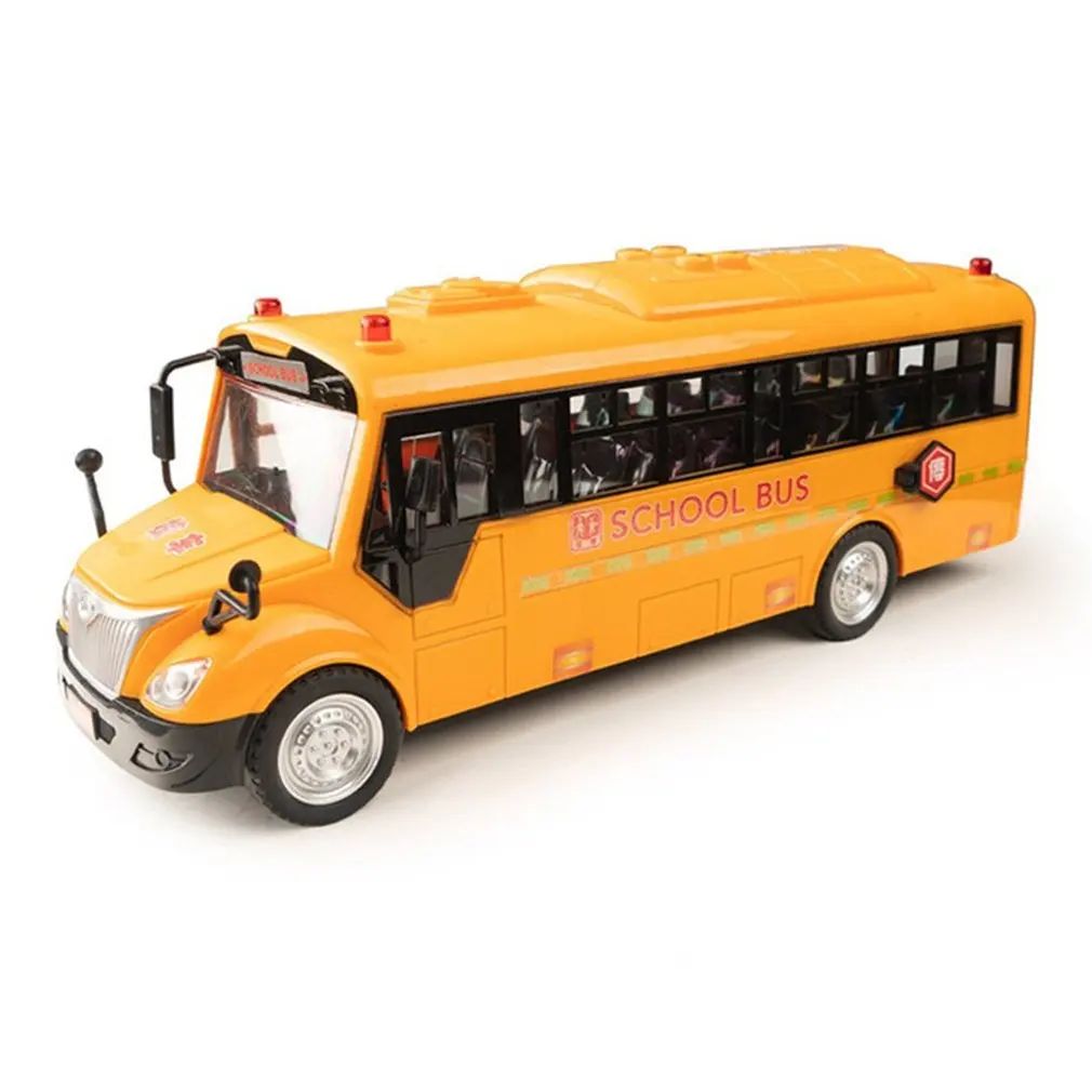 

Simulation Inertial School Bus Toys School Car Model Lighting Car Toys for Kids Educational Interactive Toys Child Boy Gifts