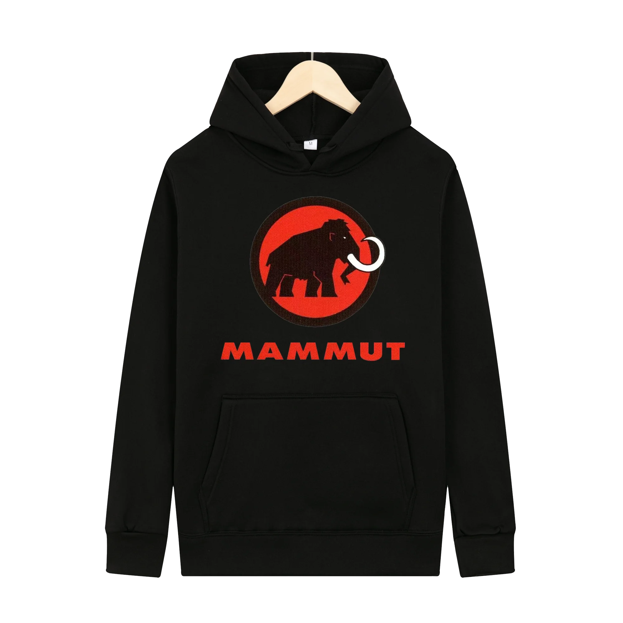 Nueva sudadera con capucha de moda de otoño e invierno para hombre, sudadera con capucha estampada de mamá de marca a la moda para hombre, jersey de lana, ropa informal de calle de Hip-Hop