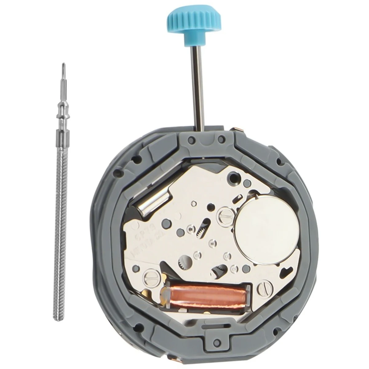 Movimiento de reloj de cuarzo multifunción para movimiento 6P29, piezas de reparación de relojes de 6 pines, accesorios con batería