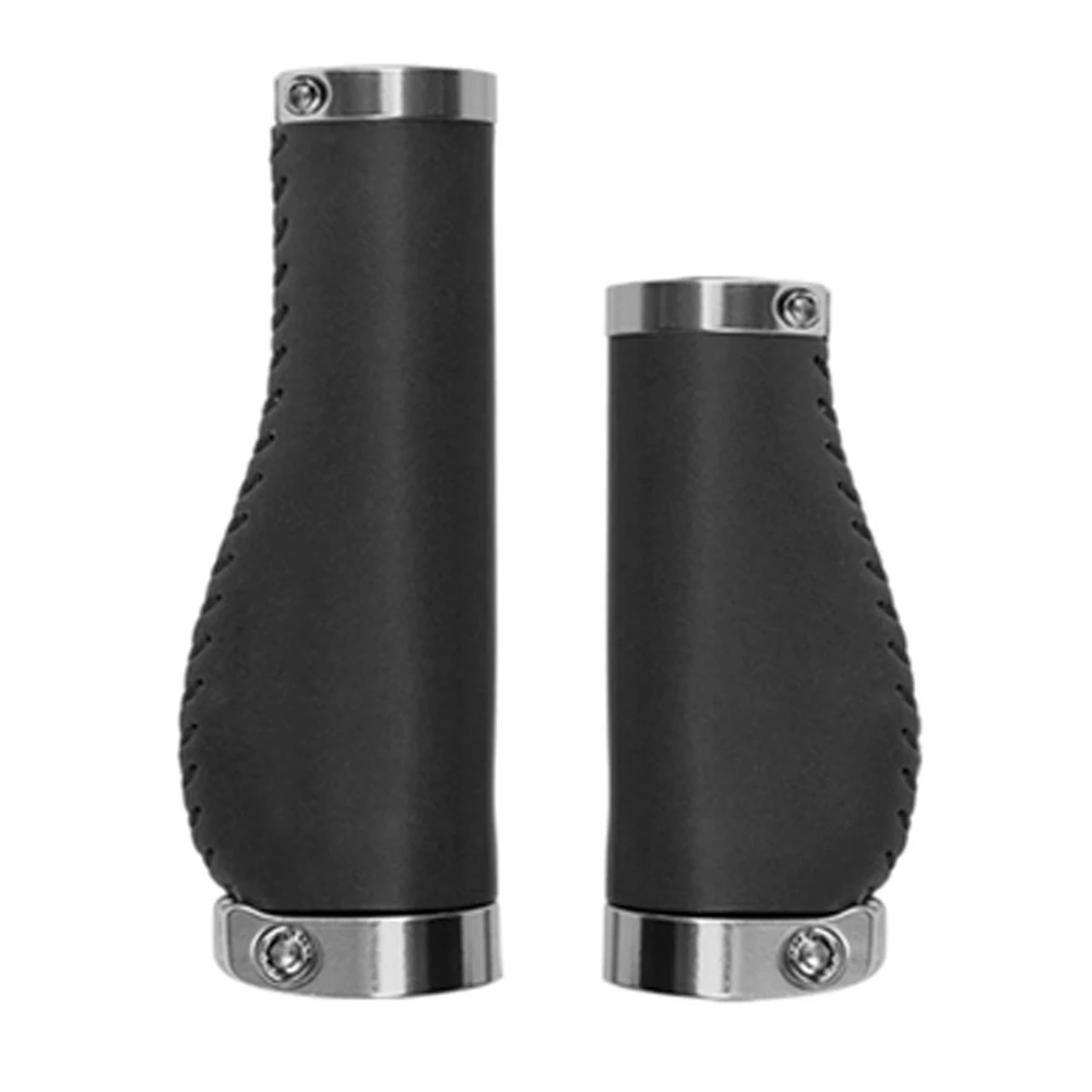 General Bicycle Leather Handlebar Grip Mtb Grips Electric Bicycle Anti-skid Wear-resistant Meat Ball Grip Bycicle Parts