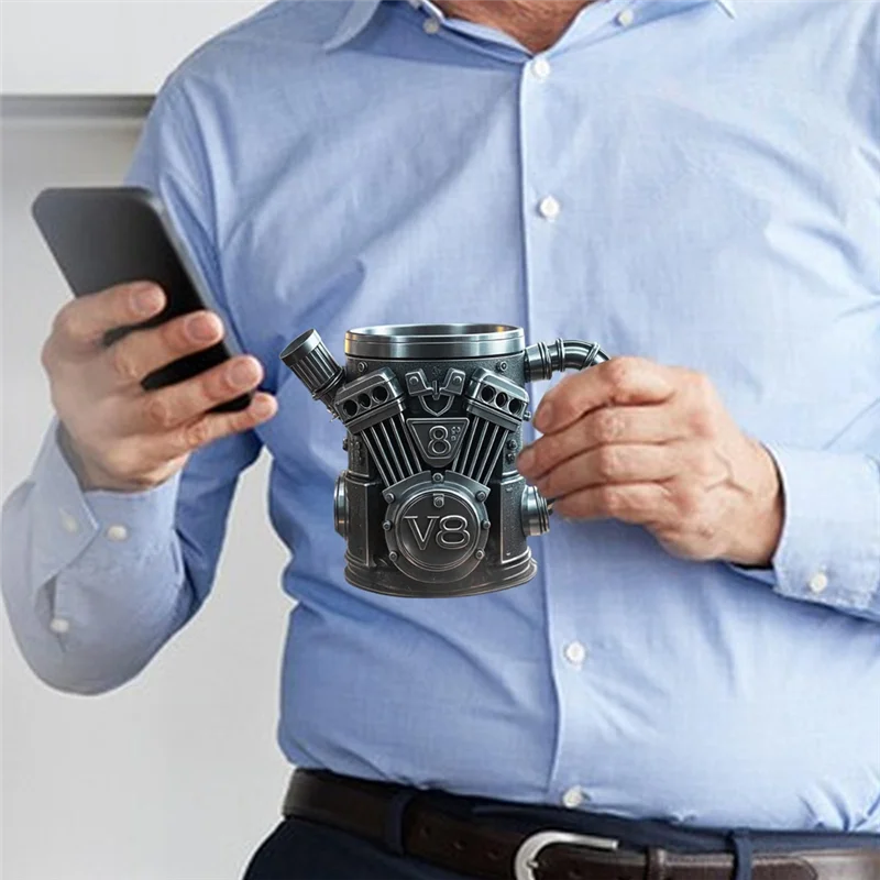 

Stainless Steel Coffee Mug Engine Stainless Steel Mug Car Engine Coffee Mug