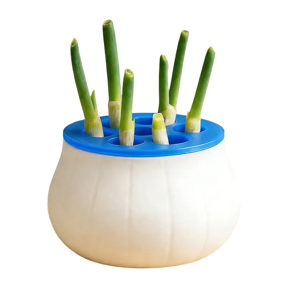 Space-Saving Design Green Onion Planter Easy Assembly Vertical Hydroponic Farming Container Multi-color Decorative
