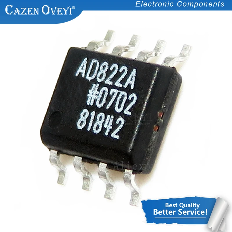 

IC Chipset 10pcs/lot AD822 AD822A AD822AR AD822ARZ sop-8 IC Chipset New original In Stock