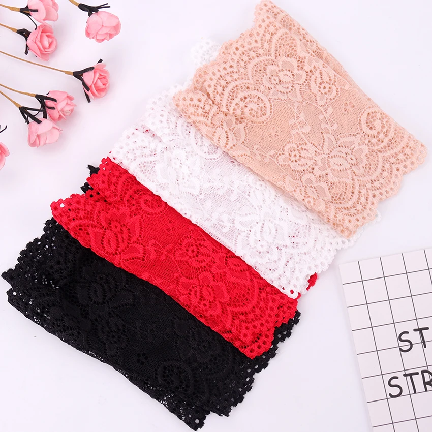 Long Fingerless Women Sexy Lace Gloves White Black Ladies Half Finger Fishnet Gloves Sunscreen Mesh Glove