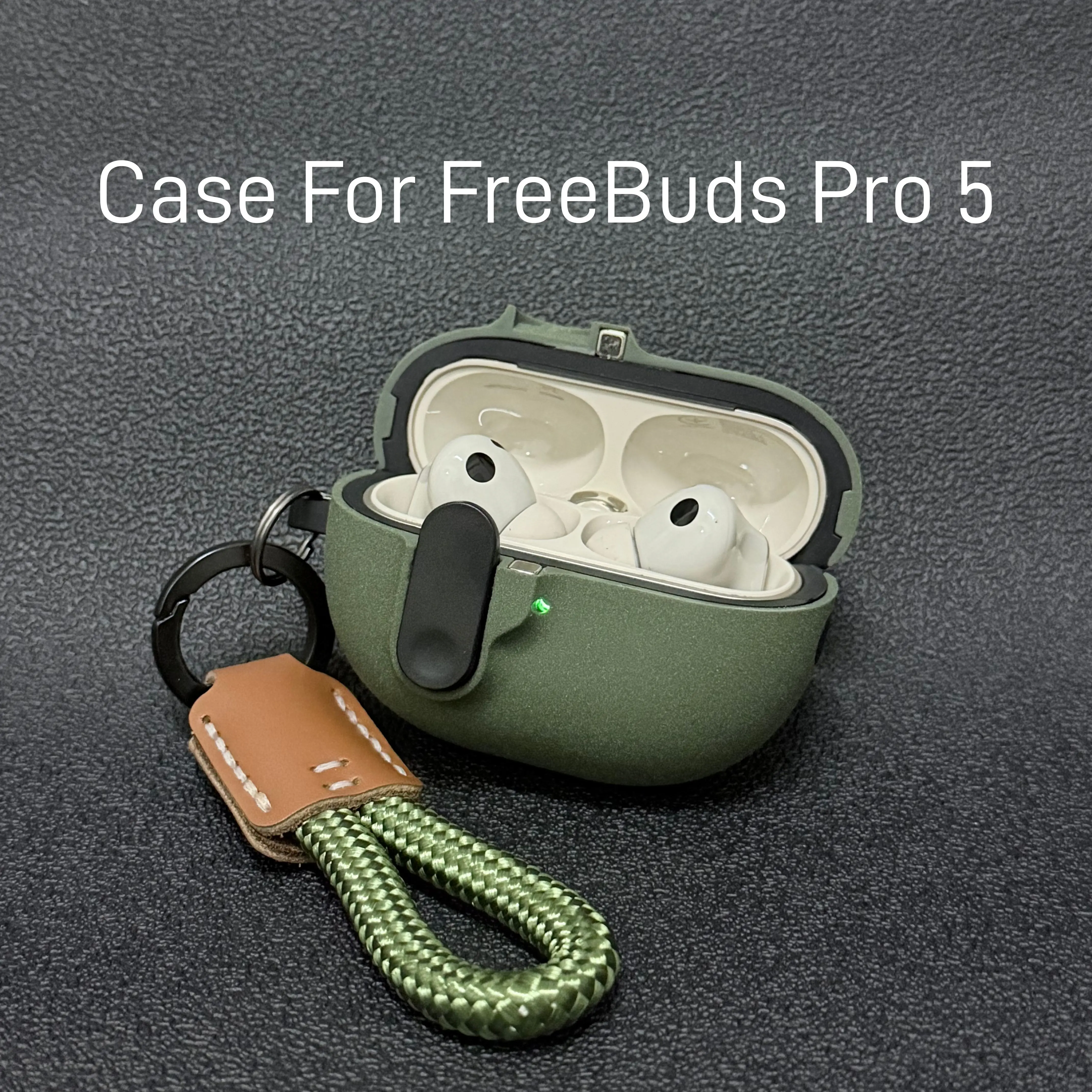 Funda para HUAWEI FreeBuds Pro 5, Fundas con bloqueo automático magnético, soporte para teléfono, funda para auriculares para freebuds pro5, Fundas con gancho
