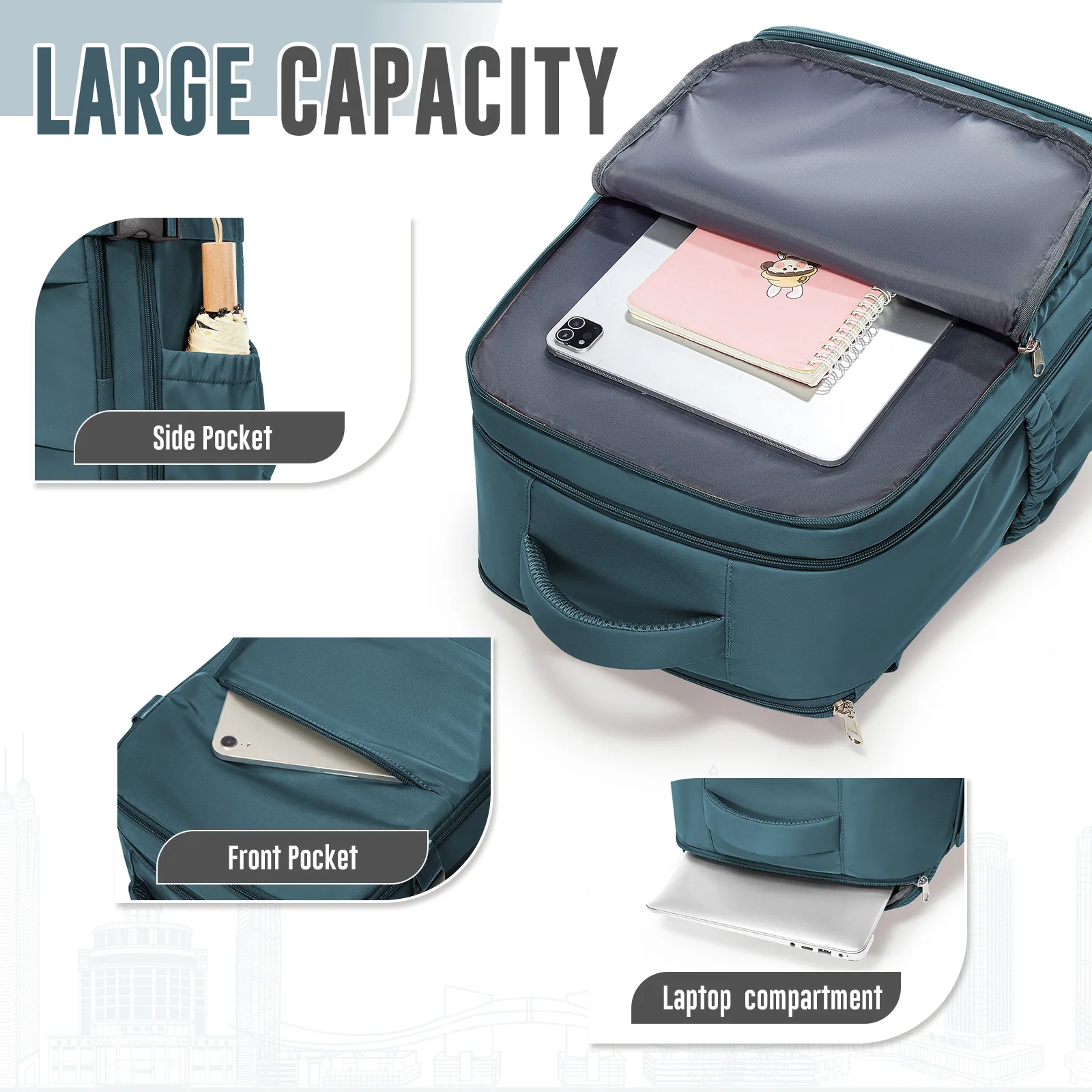 jansport right pack world - California Luggage Co. | Your Complete Travel Store Flight Bag Leather Briefcase gift for his Color:Ochre-Chess Pattern/160-904 in laptop storage supports