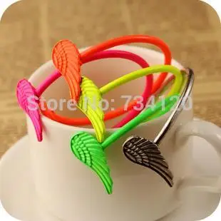 Trendy Fluorescent Color Candy-colored Angel Wings Bracelet Woman Brangles Accessories Wholesale