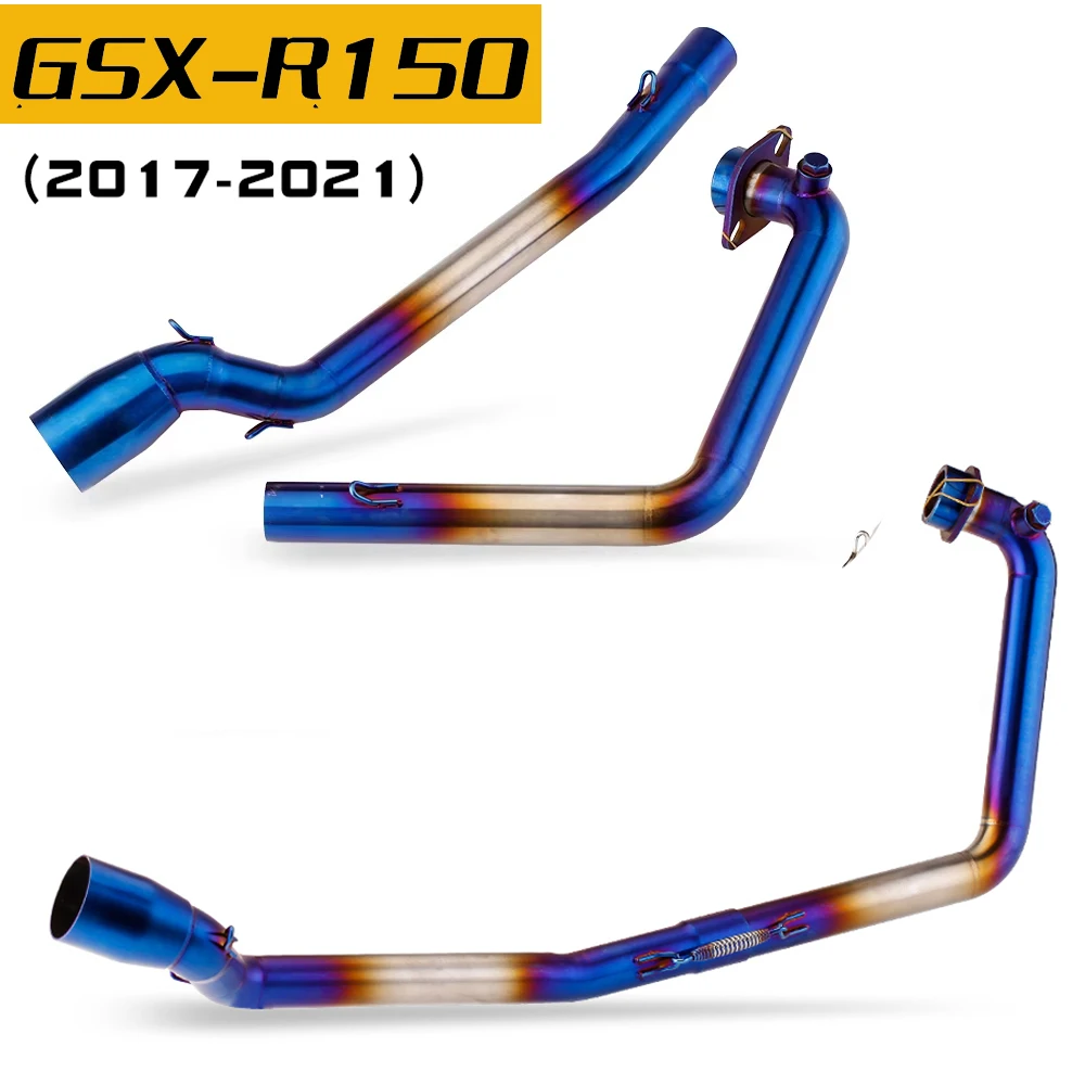 

51 мм выхлопная труба мотоцикла, передняя соединительная труба, глушитель для SUZUKI GSX S150 GSX-S150 GSXR150 GSX150R