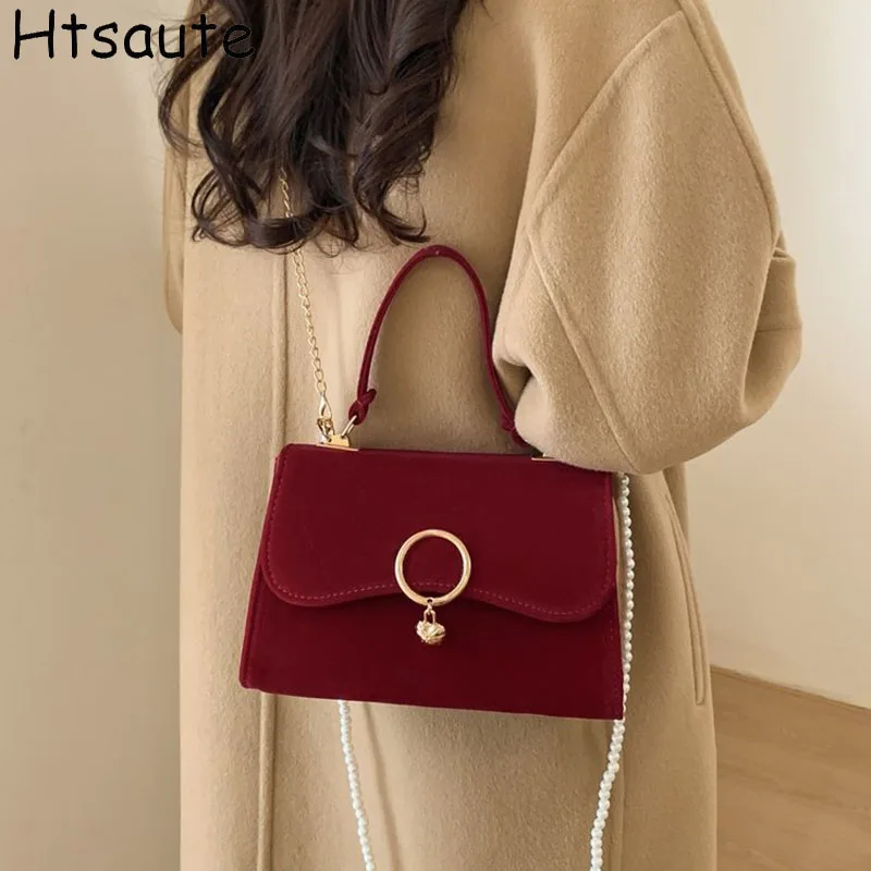 

Brand Women's PU Leather Shoulder Bag Red Color Luxury Designer Crossbody Bags Ladies Casual Tote Bag Messenger Commuting Sac