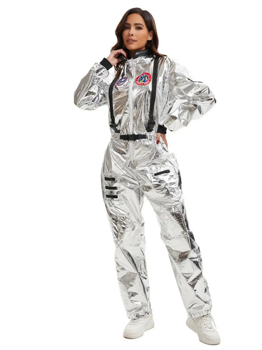 Loween-traje de astronauta para Cosplay, traje espacial de una pieza, ropa Par Role-Plang, Material de poliéster, celebración del Festival
