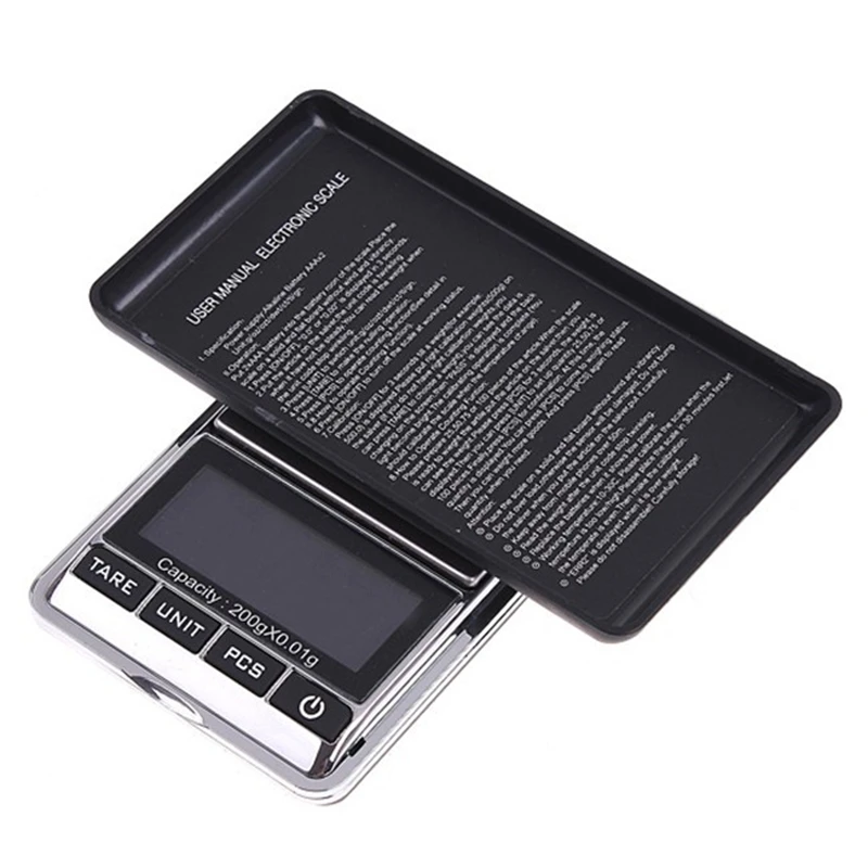 

0.01g High Precision Digital Pocket Scale 500g Electronic Jewelry Scale for Gold Gram Carat Lab Kitchen Weighing Balance