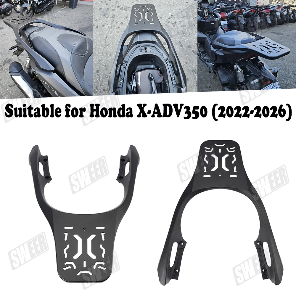 2022-2026 models are suitable for Honda X-ADV350 new upgraded rear trunk thickened aluminum alloy luggage rack modification part
