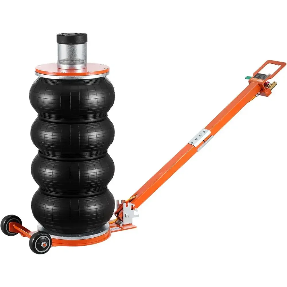 

6-Ton Capacity Air Jack, 13000 lbs Lifting, Extends to 26.5, Adjustable Handle, Thick Rubber Pad, Quick Pneumatic Jack for Cars,