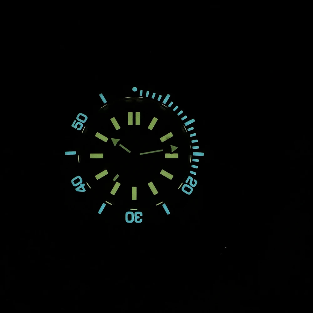 SD1949S Steeldive Brand Rectangle Case 45MM Solid Brone Rotatable Bezel Super Luminous 1000M Waterproof NH35 Automatic Men Watch
